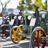 Old-time vehicles presentation