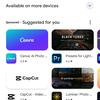 Скріншот Google Play Store маленький