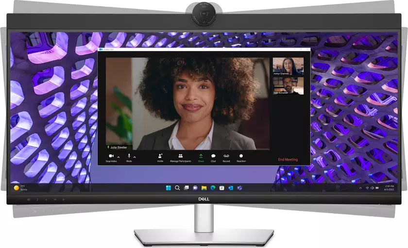 Dell представила изогнутый монитор WQHD с выходом в интернет и 90-Вт быстрой зарядкой по цене $950