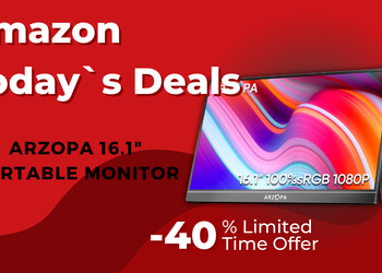 ARZOPA 16.1" Portable Monitor – Over $50 Off on Amazon!