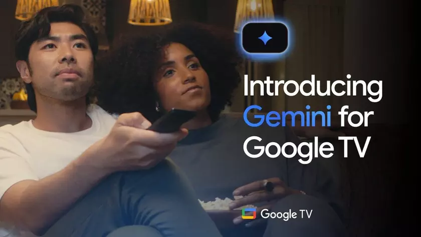 Интерфейс ИИ Gemini на телевизоре TCL