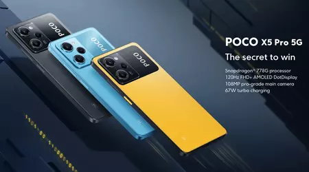 POCO X5 Pro: 120Hz AMOLED display, Snapdragon 778G chip, 108 MP camera and 5000 mAh battery with 67W charging capability