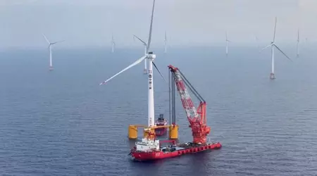 La Chine installe la plus grande éolienne flottante du monde, 16 MW au large de Guangdong