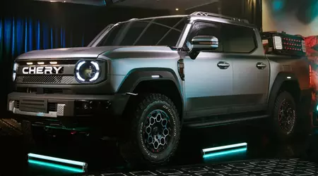 Chery unveiled a diesel PHEV pickup