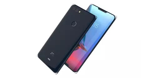 ZTE Iceberg: a conceptual smartphone with a dual camera and two cut-outs on the screen