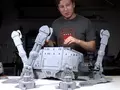 Создание огромного шагохода AT-AT из LEGO