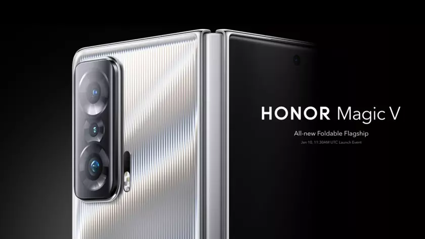 Теперь официально: первый складной смартфон с процессором Snapdragon 8 Gen1 Honor Magic V представят 10 января