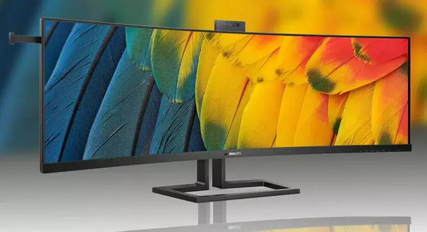 Philips представил сверхширокоугольный 5K-монитор с радиусом кривизны 1500R за £940