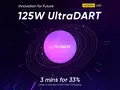 33% за 3 минуты: Realme представила сверхбыструю зарядку UltraDart Fast Charging на 125 Вт