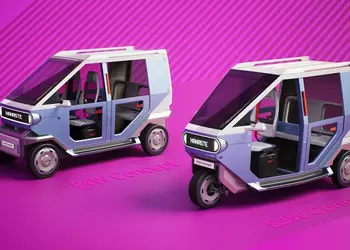 Hyundai rethinks the rickshaw: the carmaker revealed electric three- and four-wheeled concepts for India