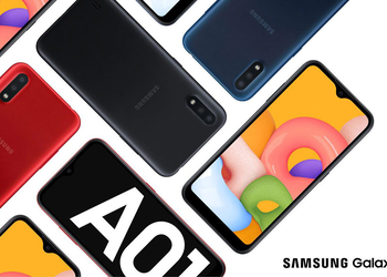 Samsung started updating the 2019 Galaxy A01 budget phone, but only to Android 12