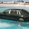 A shot of a Rolls-Royce in the water