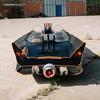 The interior of the Batmobile replica