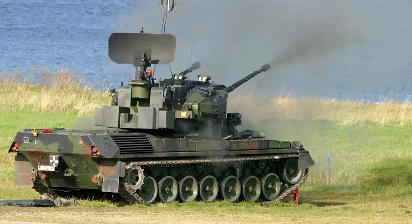 ВСУ уже используют зенитные самоходные установки Gepard против БПЛА, самолётов и вертолётов противника
