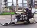 Мотоцикл с двигателем от самолёта