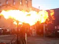 С ветерком и огоньком на реактивной карусели
