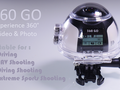 360 GO: мини экшн-камера для съемки панорамного видео в 4К