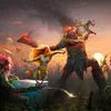 Мініатюра зі сцени бою в God of War Laufey