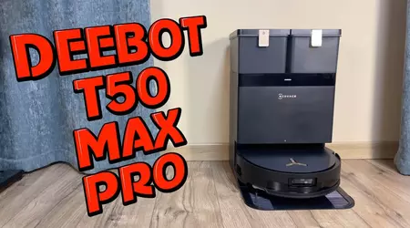 Video review of DEEBOT T50 MAX PRO robot vacuum cleaner