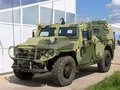 Украинские военные захватили российский бронеавтомобиль «Тигр-М» с пулемётом "Корд" и гранатомётом АГС-17