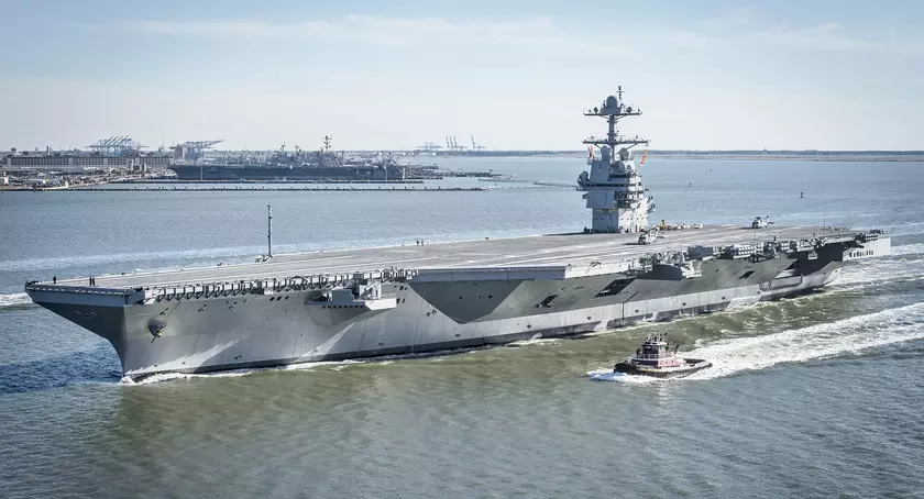 ВМС США отправили в Турцию самый большой в мире авианосец USS Gerald R. Ford стоимостью более $13 млрд