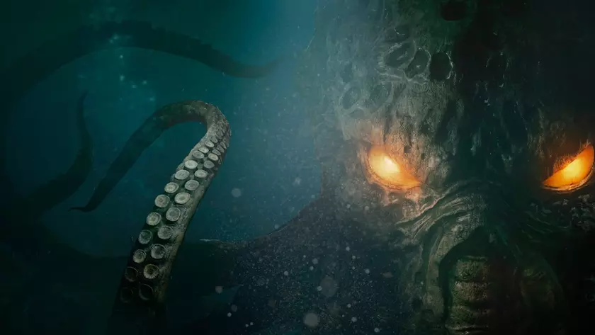 Погружение в Космическую Бездну: Арт Cthulhu на Вершине Вселенной