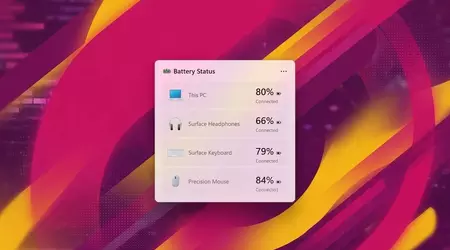 Windows 11 prépare un widget batterie pour tous vos appareils connectés