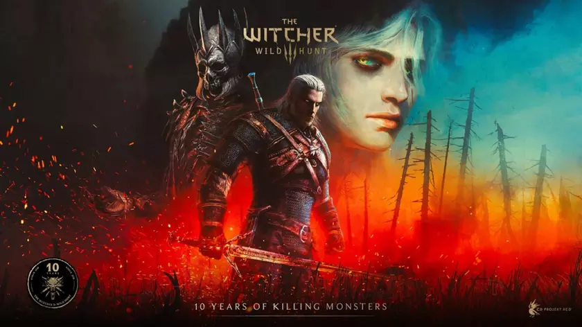 Юбилейный постер The Witcher 3: Wild Hunt: праздник для глаз геймеров