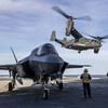 The flagship aircraft carrier HMS Queen Elizabeth, carrying fifth-generation F-35 Lightning II fighters, successfully conducted a series of simulated strike missions off the coast of Norway-21