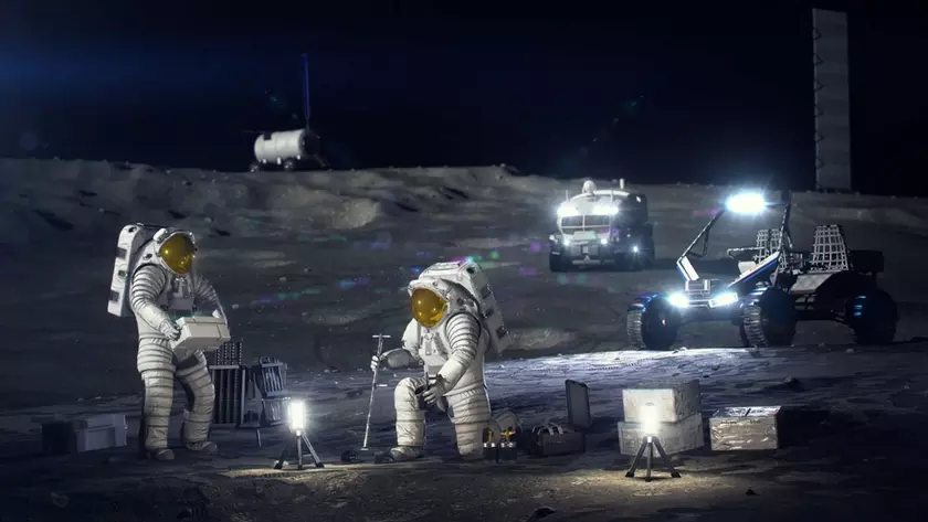 Проект будущей лунной базы