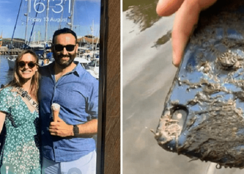 iPhone Xr was at the bottom of the river for almost a year, but it remained in working condition