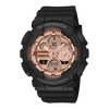 Иконка Casio G-Shock GMAS140PG-1A с черным корпусом