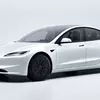 Test version of Tesla Model 3