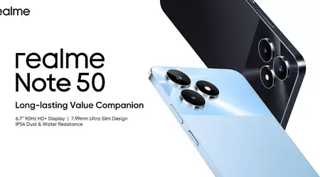 realme Note 50: перший смартфон нової лінійки компанії
