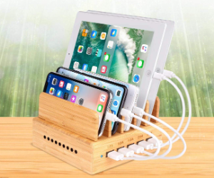 OthoKing Bamboo Charging Station
