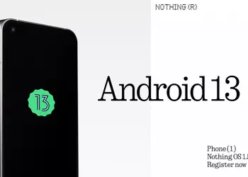 Nothing has opened beta test registration for Android 13 for Nothing Phone (1)