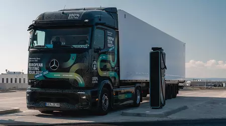 Mercedes eActros 600 electric truck aims for Guinness record