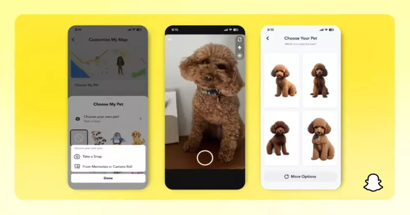 Новая Функция Snapchat: AI Bitmoji отображает вашего любимца