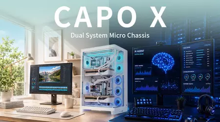 Thermaltake CAPO X puts two full PCs inside one case for $190