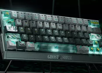 IQUNIX представила кастомные геймерские клавиатуры EV63 для фанатов аниме Ghost in the Shell