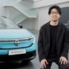 A view of the new Nissan Leaf