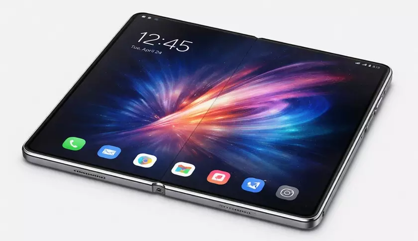 Широкий Galaxy Fold: визуализация нового формата от Samsung
