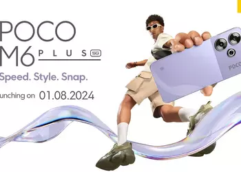 It's official: the POCO M6 Plus 5G with a 108 MP camera will debut on 1 August