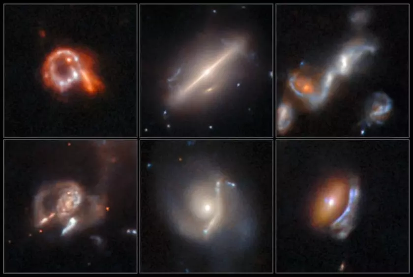 Загляните в далекий космос: Hubble показывает шесть впечатляющих галактик