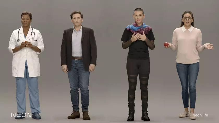 «Искусственные люди» Samsung Neon, которых не отличить от настоящих, появятся на смартфонах уже до конца года