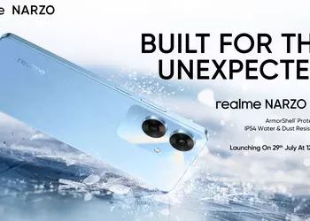 Official: realme Narzo N61 with IP54 protection debuts on 29 July