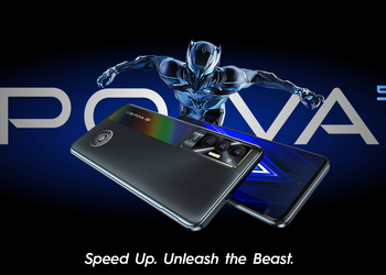 Tecno Pova 5G: 120Hz screen, Dimensity 900 chip, 6000mAh battery and 50MP camera for $268