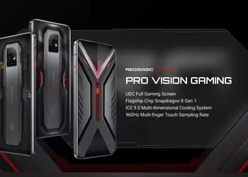 Red Magic 7 Pro with Snapdragon 8 Gen 1 chip and under-screen camera launched globally