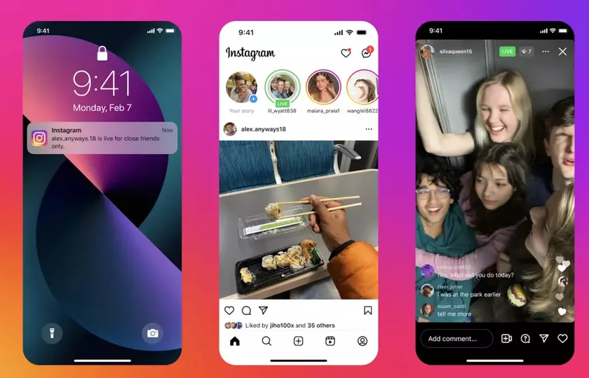 Instagram теперь позволяет проводить прямой эфир только с близкими друзьями и добавлять музыку к видео из карусели