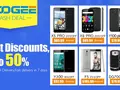 Распродажа смартфонов Doogee: скидки до 50%